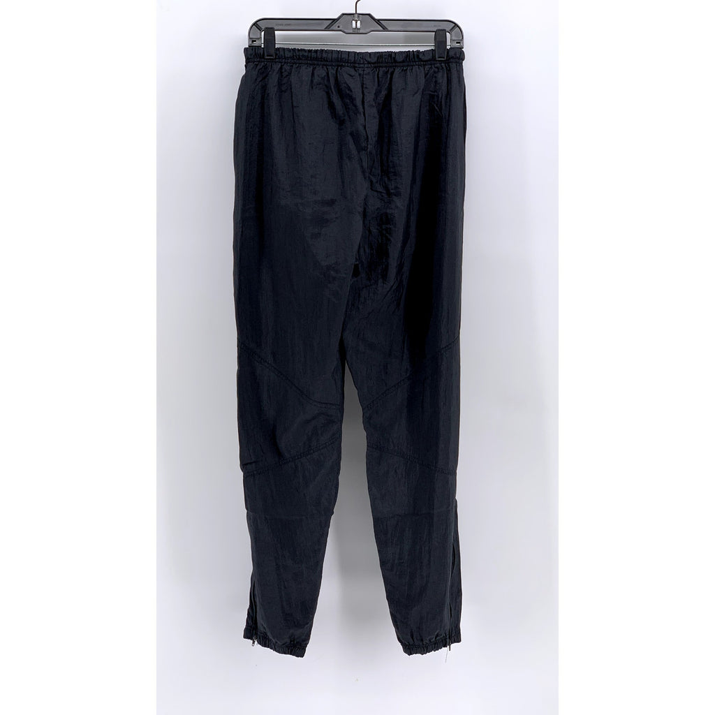 NIKE Women's Black Nylon Zipper-Hem Active Pants SZ M