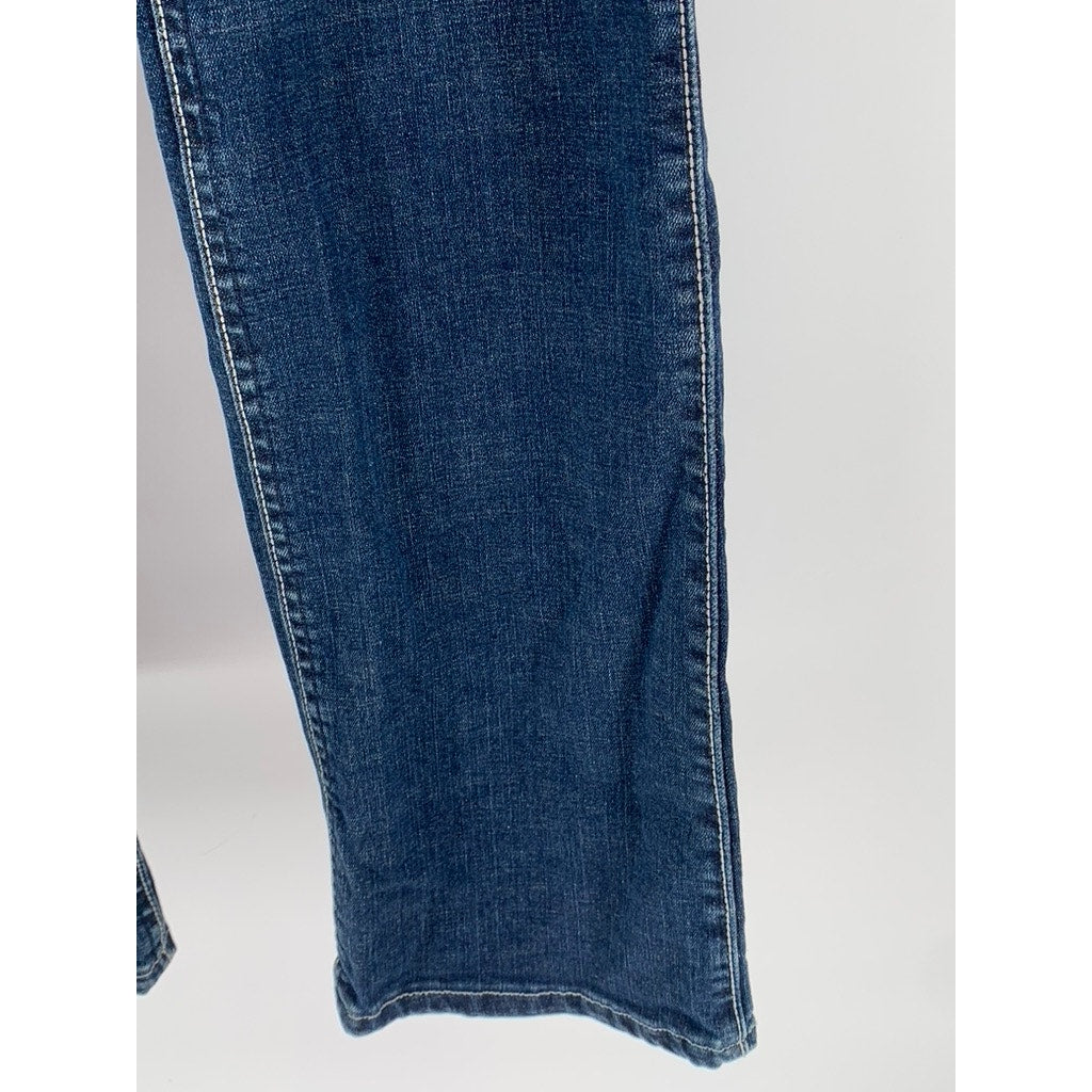 WRANGLER Women's Q-BABY Western Riding BootCut Stretch Denim Jeans SZ  9/10