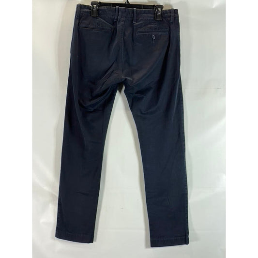 J. CREW Men's Navy Stretch 484 Slim-Fit Chino Pants SZ 32X32