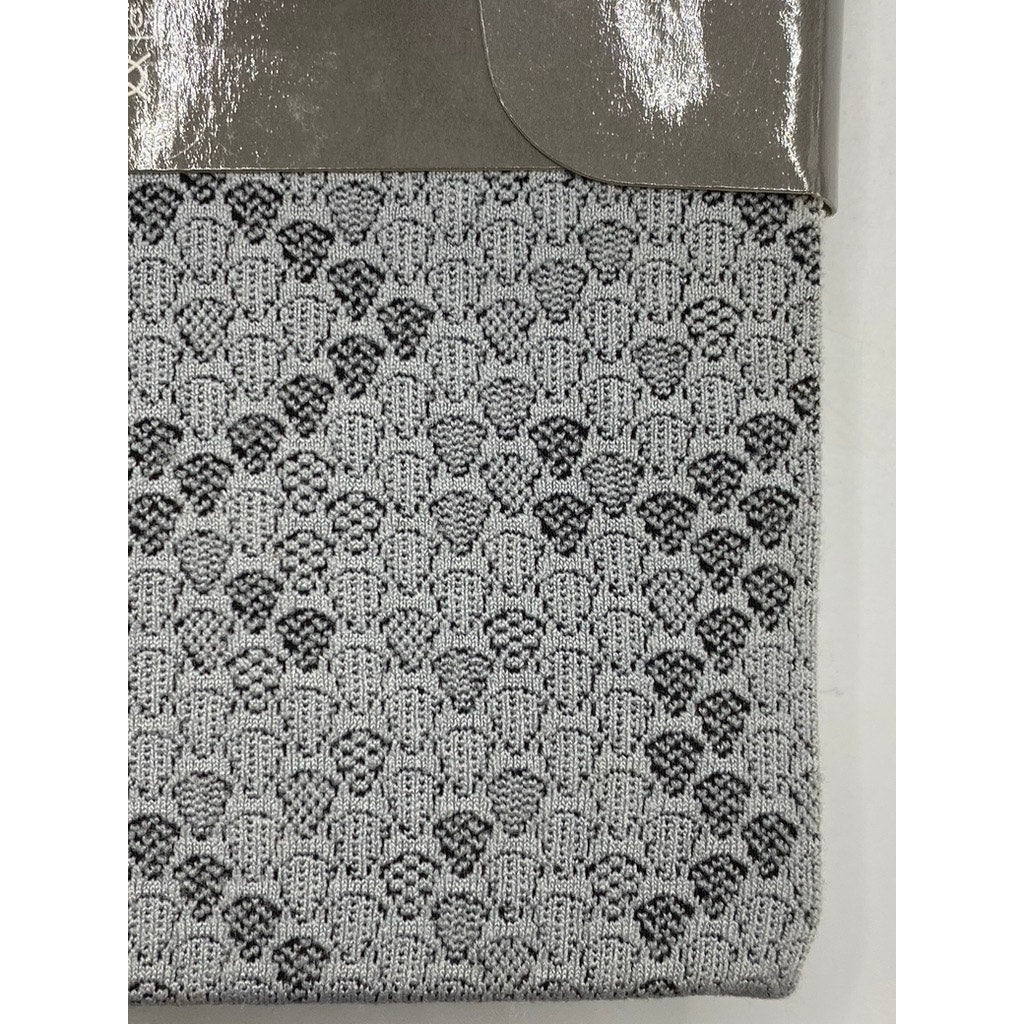 FRENCH CURVE Women's Gray Printed Stretch Pull-on Lightweight Leggings SZ S/M