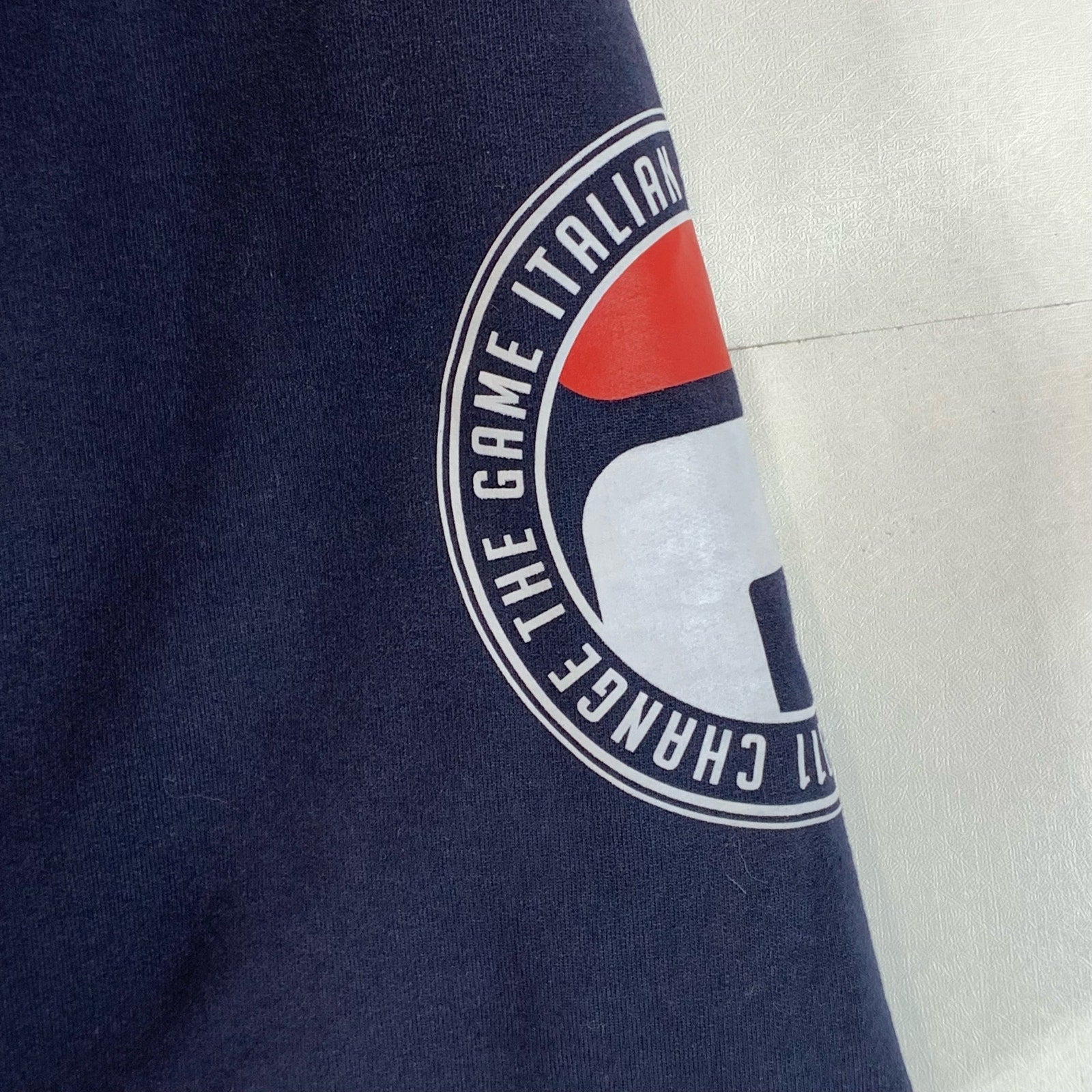 FILA Men's Navy Change The Game Sportwear Drawstring Pull-On Shorts SZ L