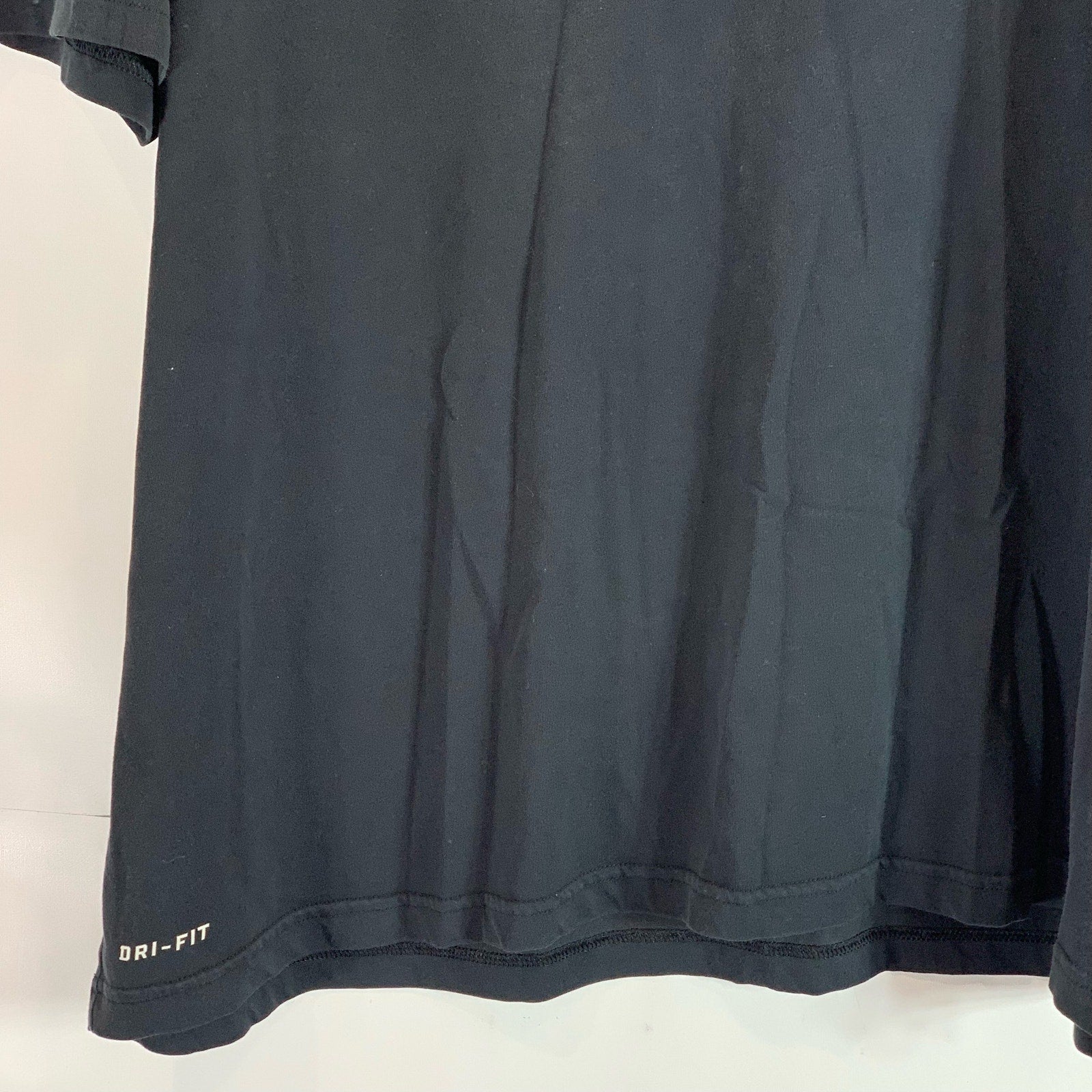 NIKE Men's Black Dri-Fit Version 2.0 Crewneck Short Sleeve T-Shirt SZ 2XL