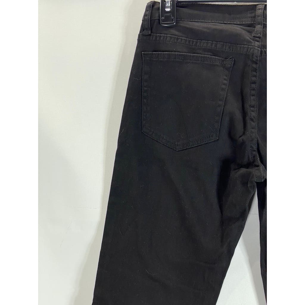 JOE'S JEANS Women's Solid Black Five-Pocket Skinny-Leg Ankle Jeans SZ 18