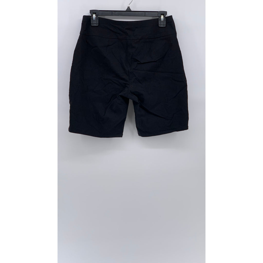 INC INTERNATIONAL CONCEPTS Women's Black Solid Regular-Fit Mid-Rise Shorts SZ 2