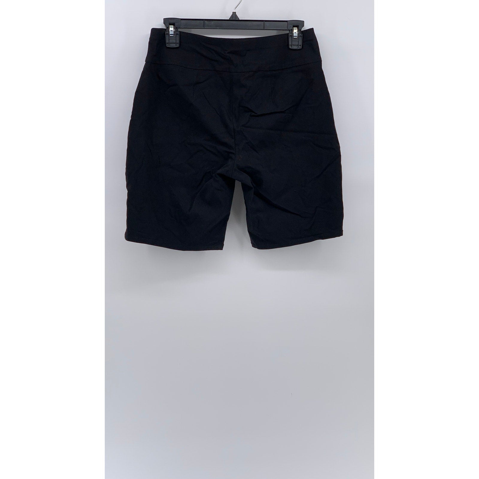 INC INTERNATIONAL CONCEPTS Women's Black Solid Regular-Fit Mid-Rise Shorts SZ 2