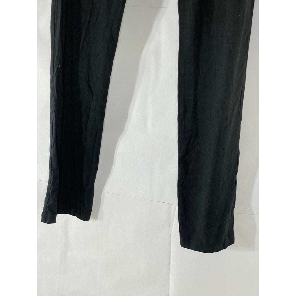 ME UNDIES Women’s Solid Black Elastic Waist Pull-On Layer Leggings SZ M