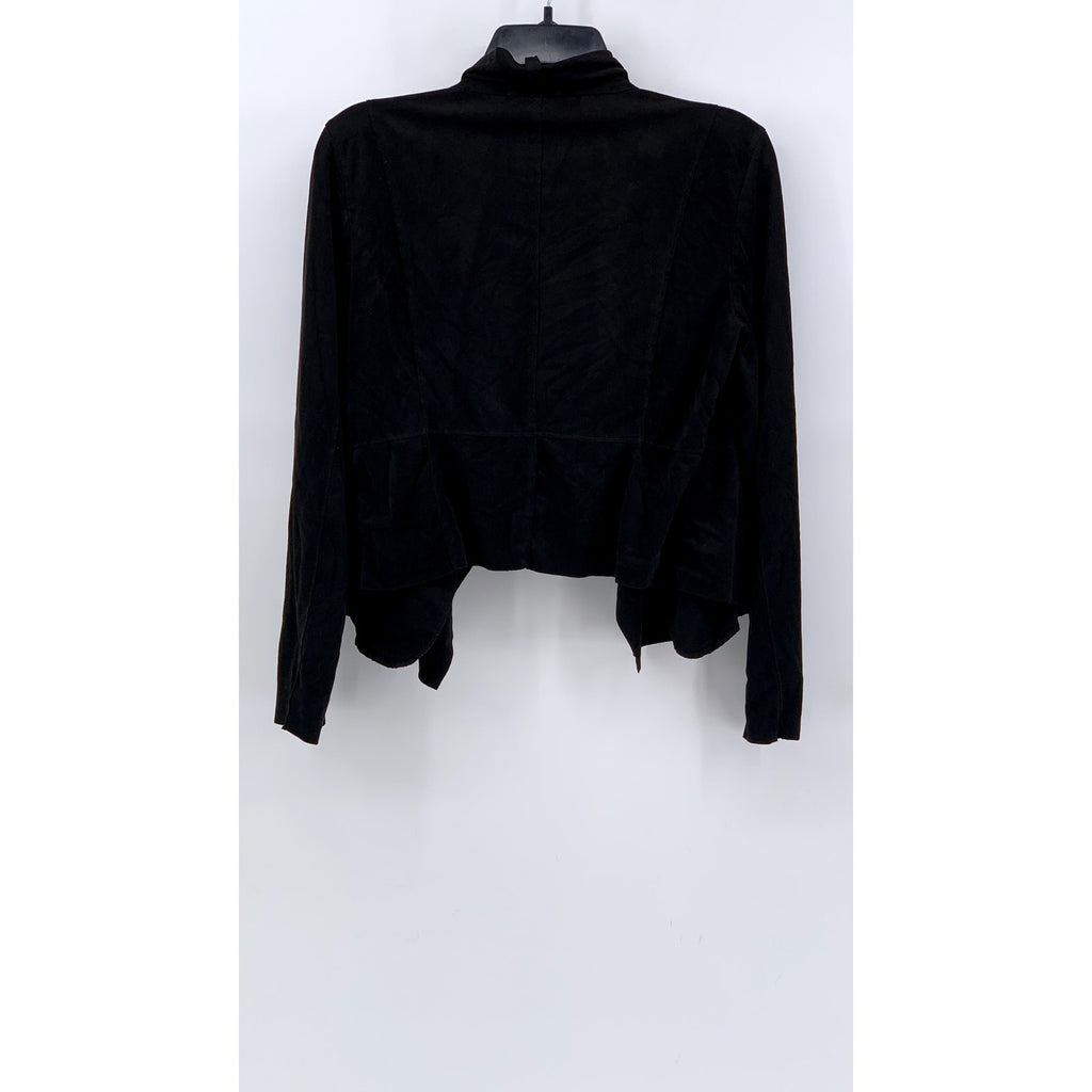 SOFIA JEANS BY SOFIA VERGARA Women's Black Drapey Moto Jacket SZ S