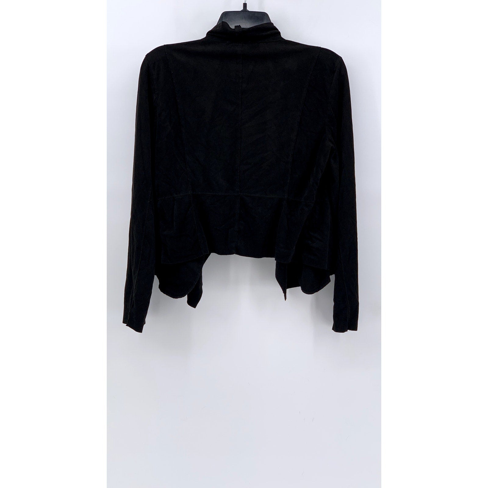 SOFIA JEANS BY SOFIA VERGARA Women's Black Drapey Moto Jacket SZ S