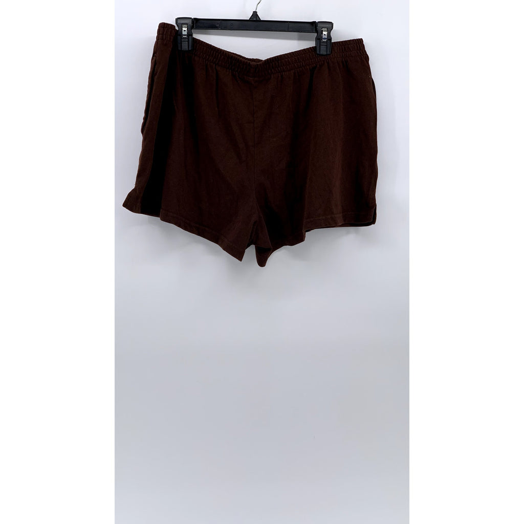 WILD FABLE Women's Brown Casual Relaxed-Fit Pull-On Shorts SZ L