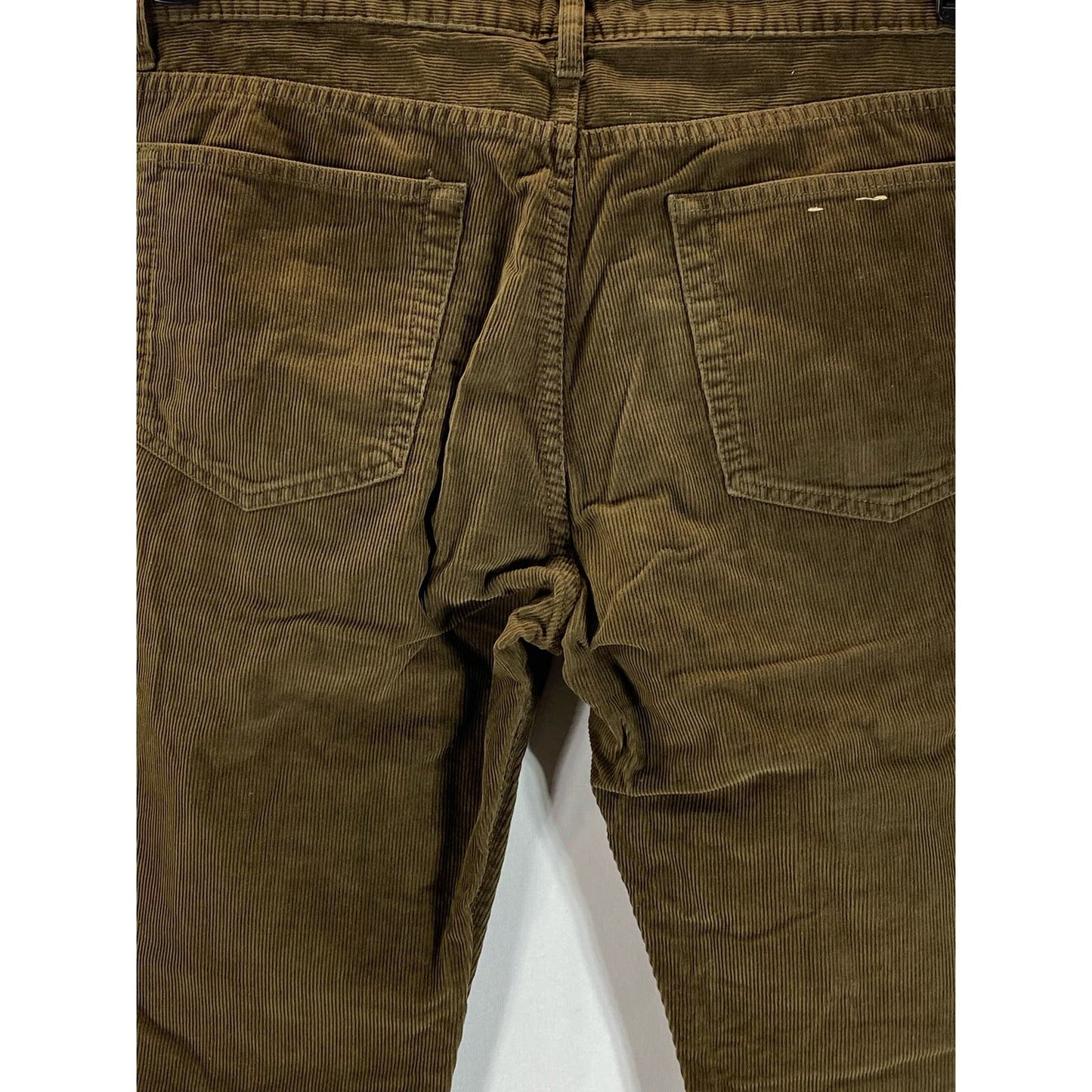 J. CREW Men's Brown Slim-Straight Corduroy Five-Pocket Pant SZ 33X32