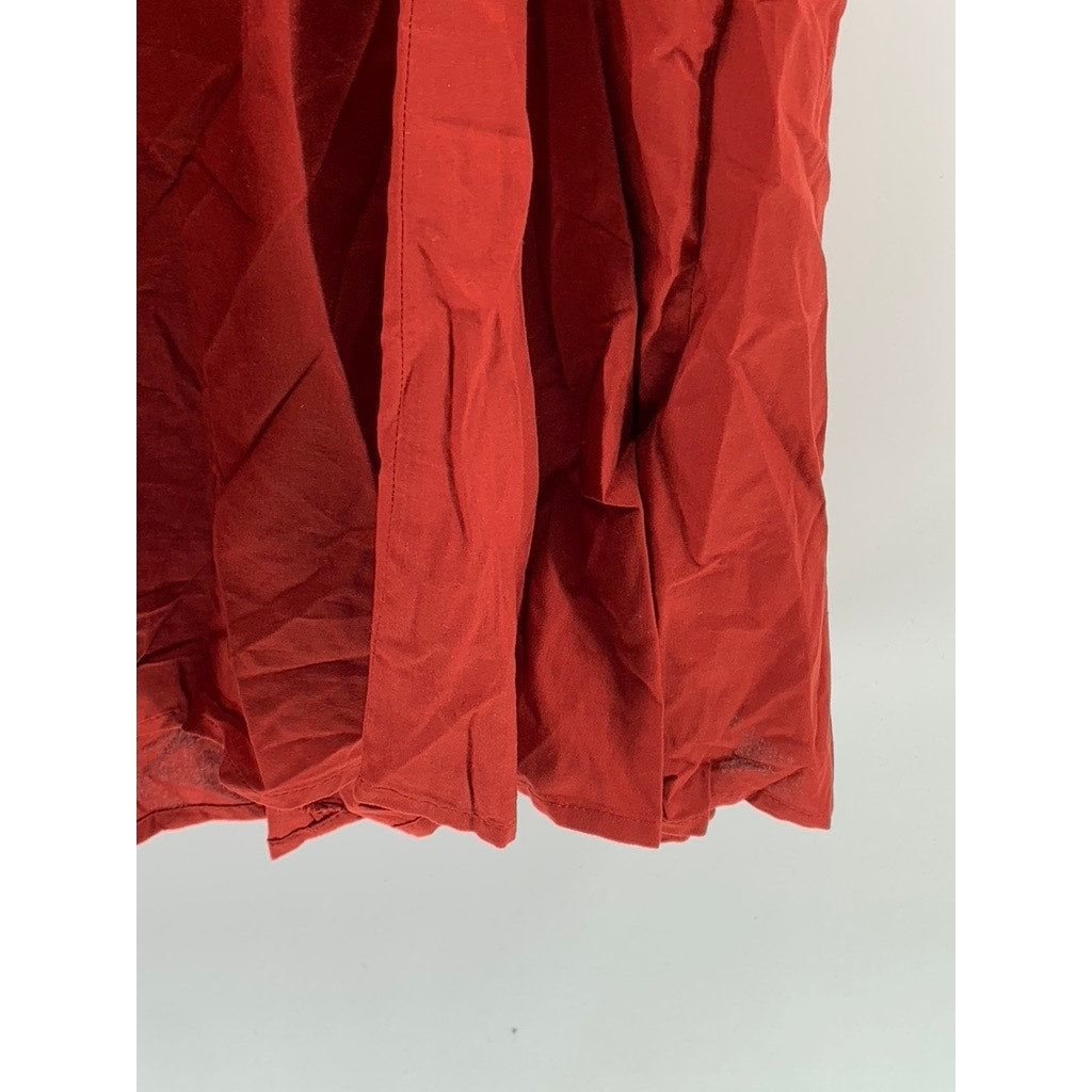 OLD NAVY Women's Flame Scarlet Red Sleeveless Smocked Bodice Tank Mini Dress SZL