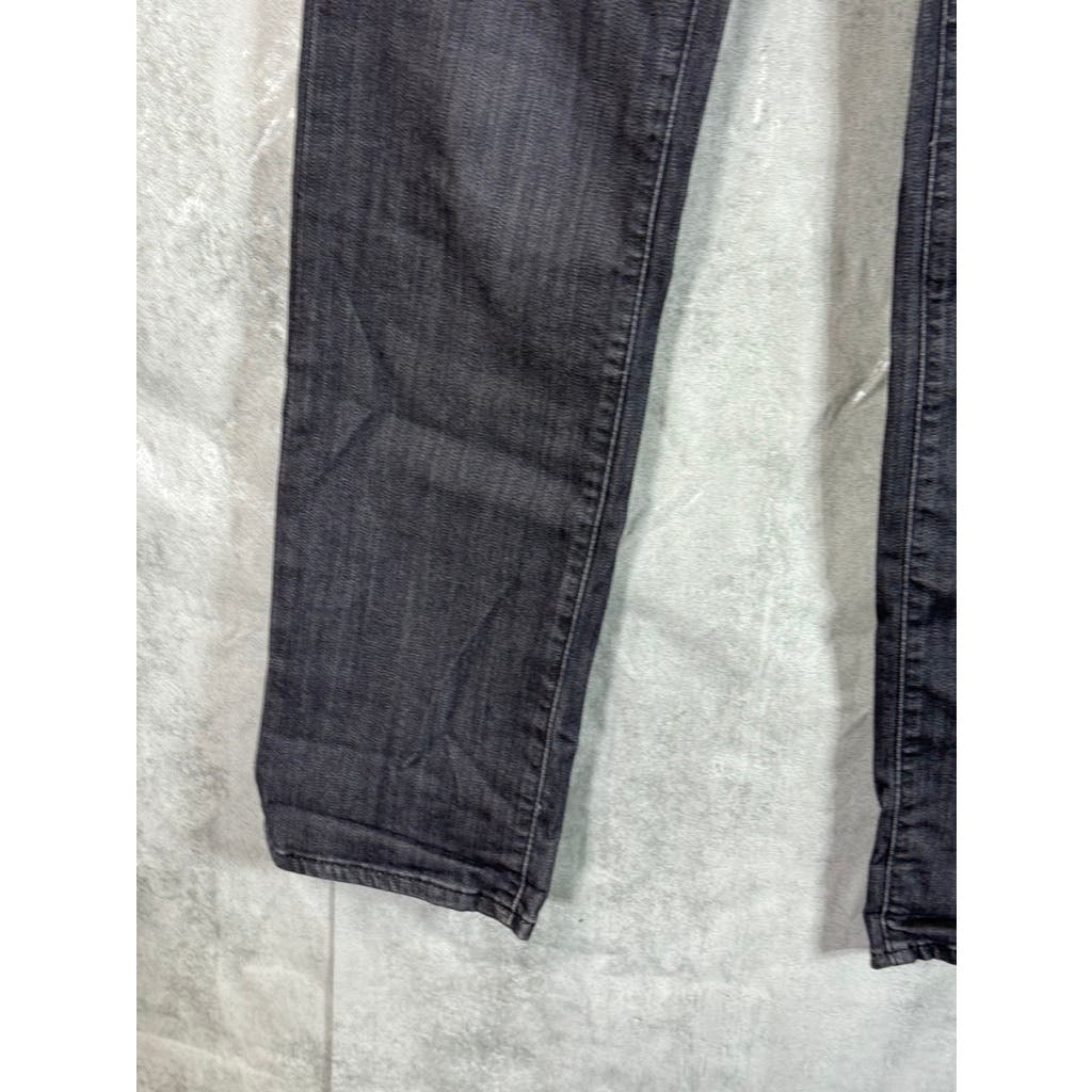 LEVI'S Women's Black 724 High-Rise Straight-Leg Denim Jeans SZ 31