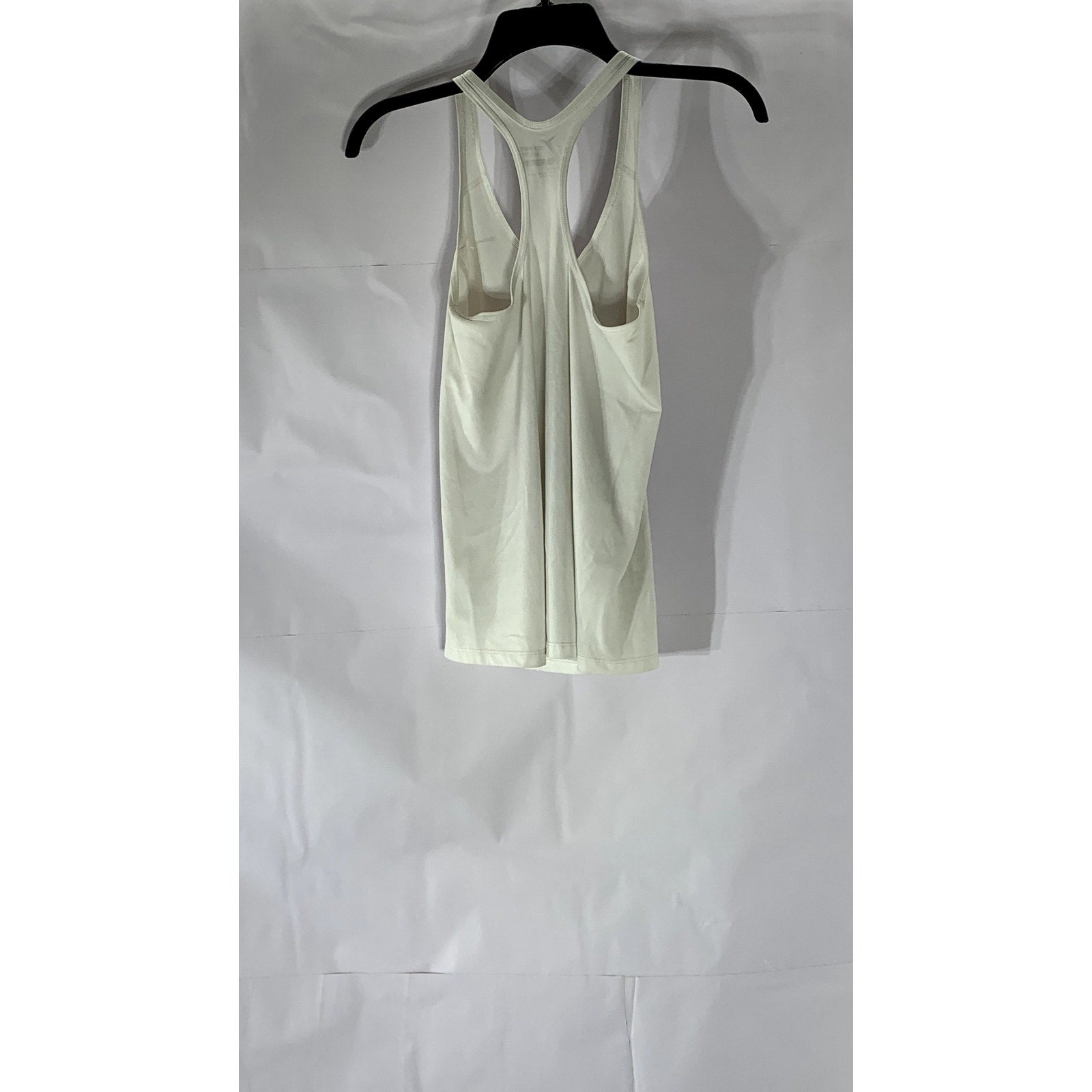 OLD NAVY ACTIVE Women's White Graphic Scoop-Neck Go-Dry Racerback Tank Top SZ XS