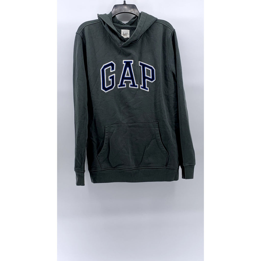 GAP Men’s New Vintage Green Logo Pullover Long Sleeve Hoodie SZ L