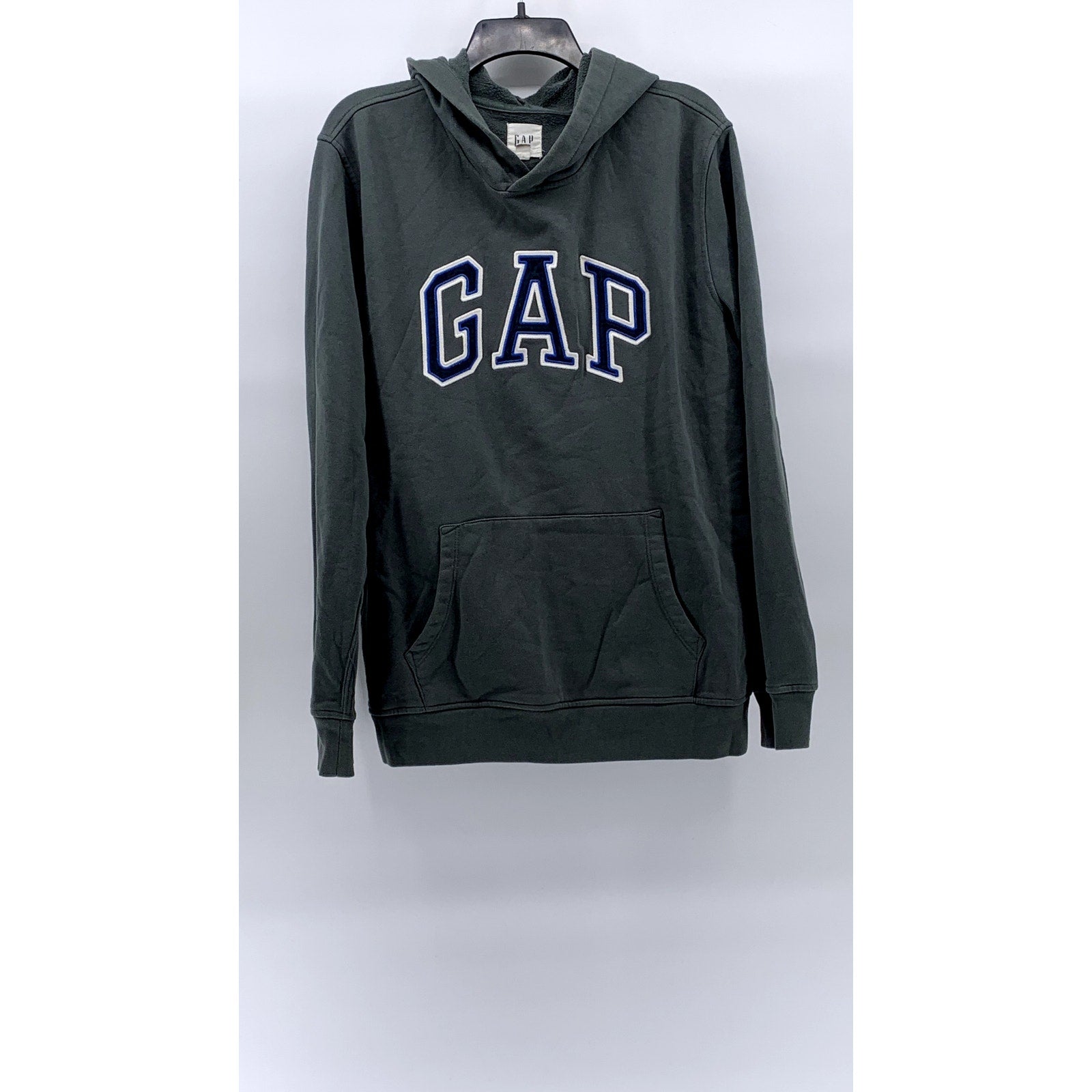 GAP Men’s New Vintage Green Logo Pullover Long Sleeve Hoodie SZ L
