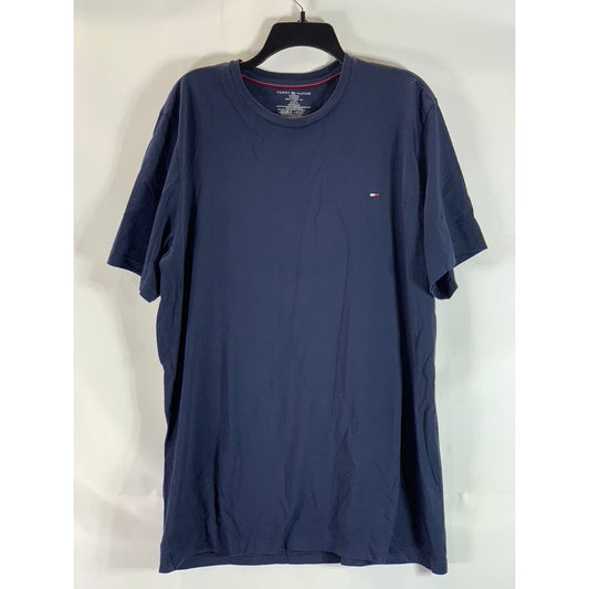 TOMMY HILFIGER Men's Navy Classic Crewneck Short Sleeve T-Shirt SZ XL