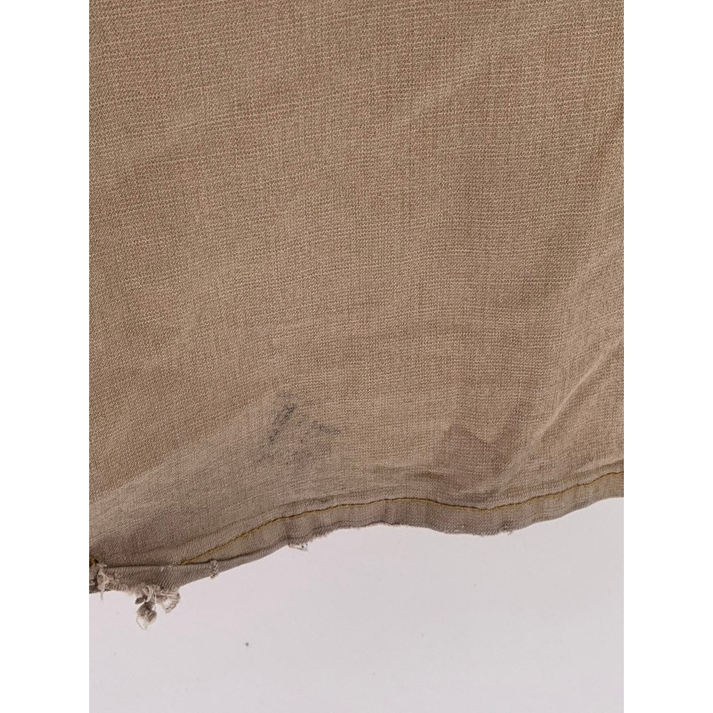 NO BOUNDARIES Men's Tan Straight-Leg Cargo Pants SZ 32