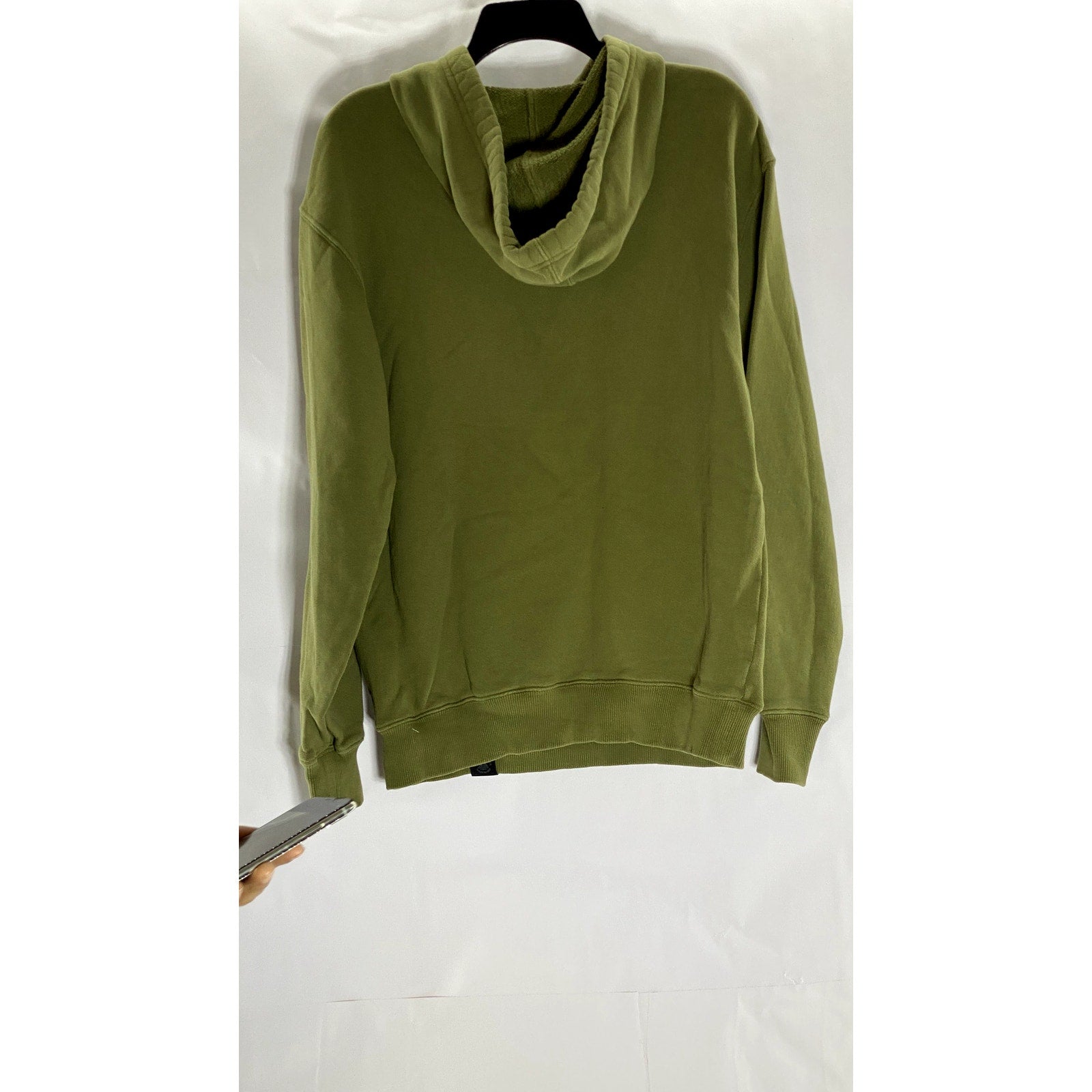 AMERICAN GIANT Men's Olive Green Solid Cotton Classic Pullover Hoodie SZ S