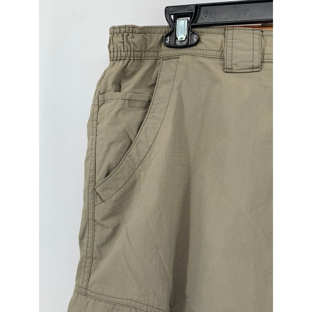 FIELD & STREAM Men's Tan Nylon Cargo Shorts SZ XL(40-42)