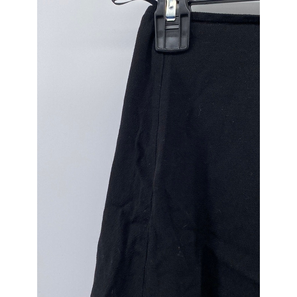 SUNDAY BEST Women's Black Solid Tatianna Side-Slit Mini Skirt SZ 4