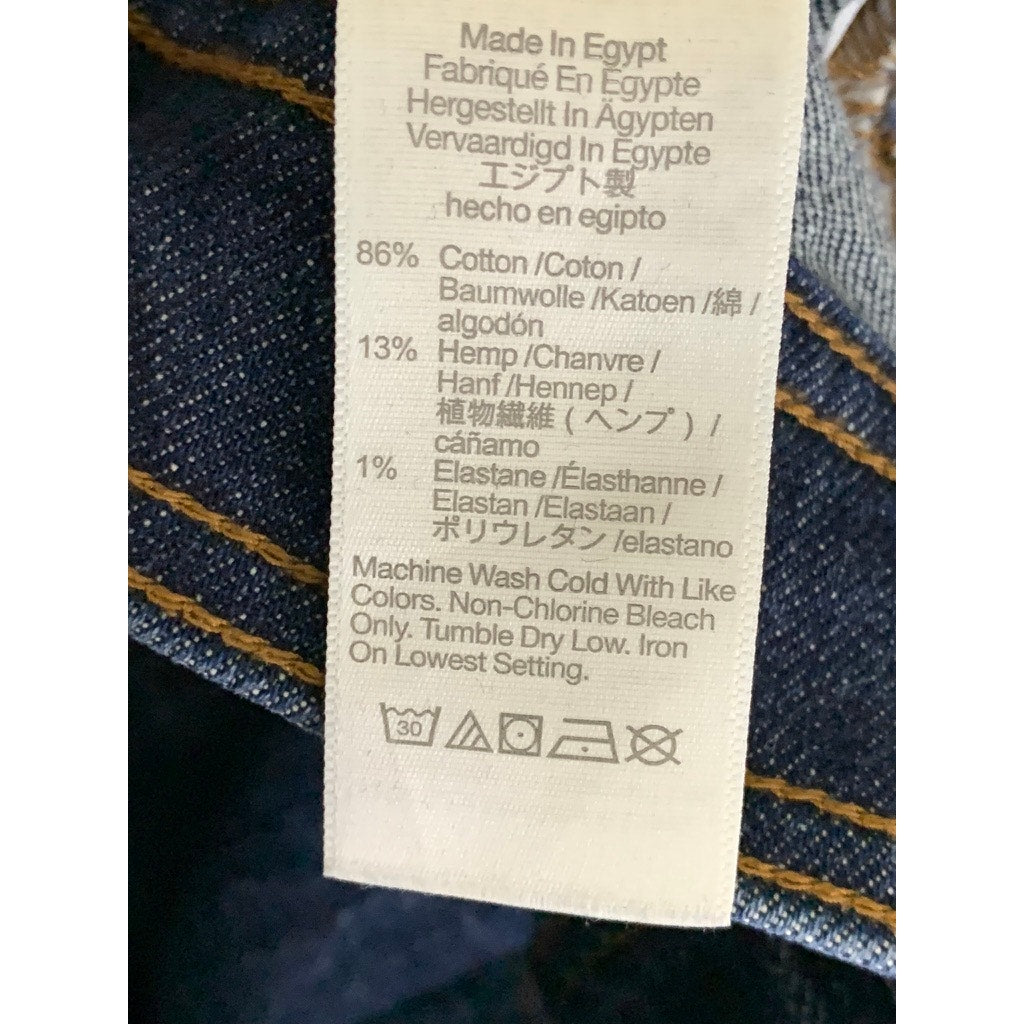 MADEWELL Women's Dark Blue Denim The Perfect Vintage Straight-Leg Jean SZ 24