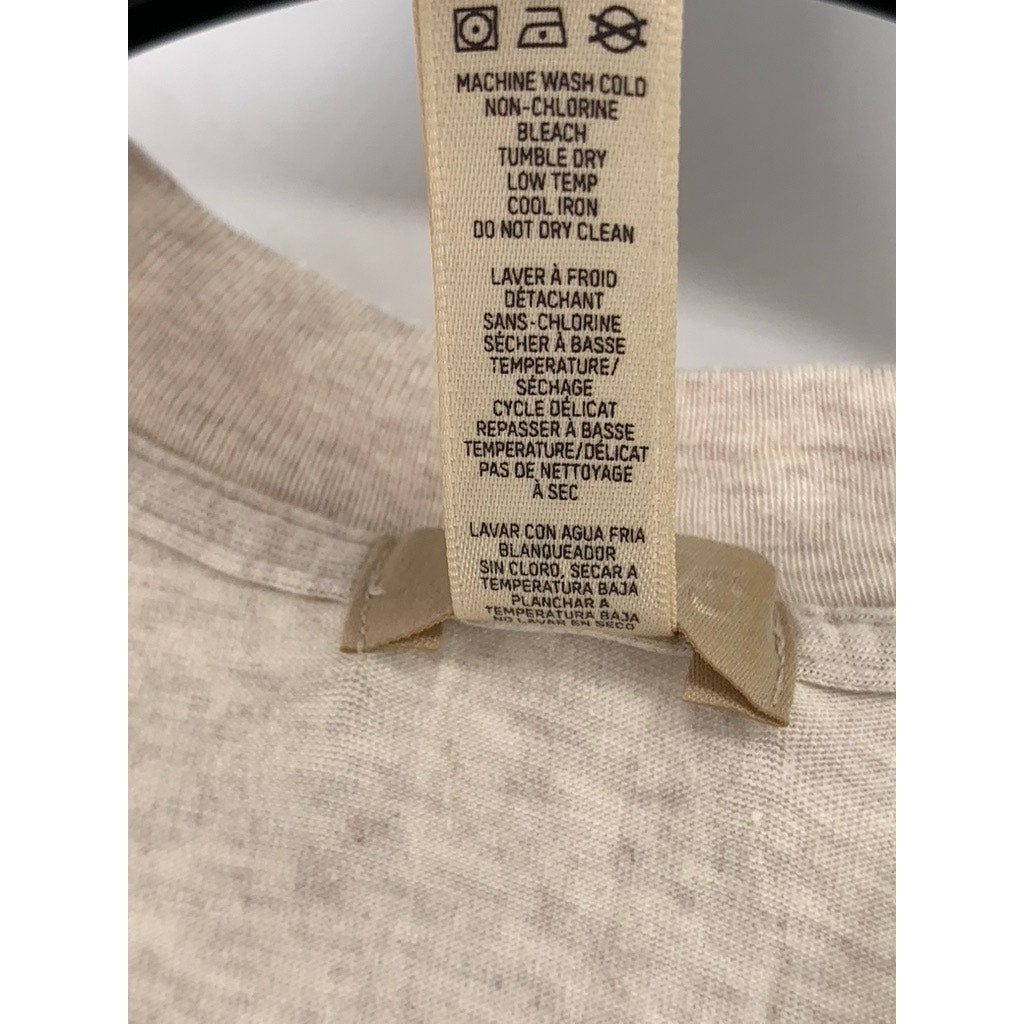 SKIMS Men’s Oatmeal Crewneck Flex T-Shirt SZ S
