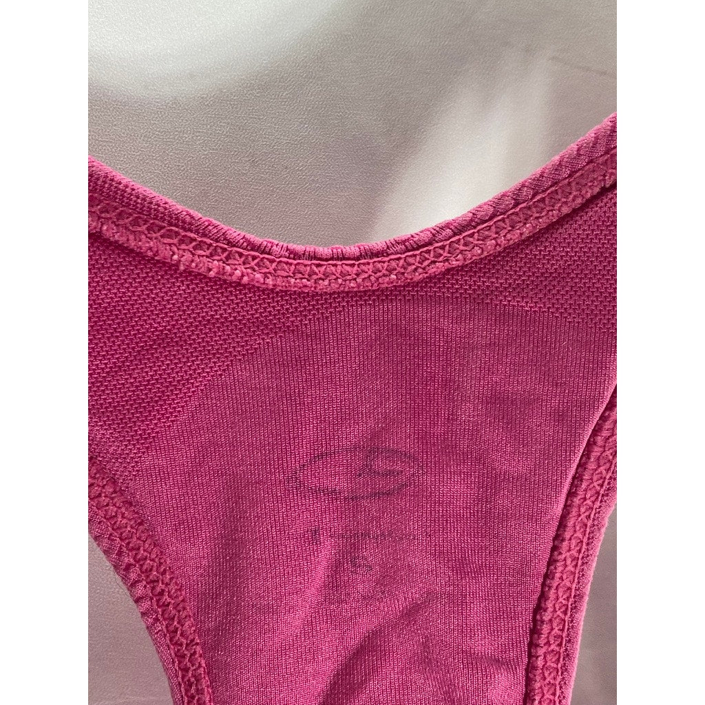 C9 By CHAMPION Women' Fuchsia Scoop-Neck Racerback Pullover Sports Bra SZ S