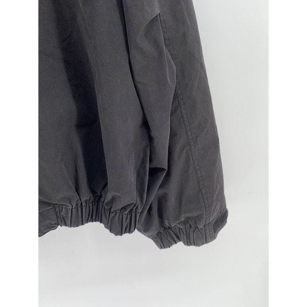 TRI-MOUNTAIN Men's Black Vintage Zip-Up Racing Logo Jacket SZ XL