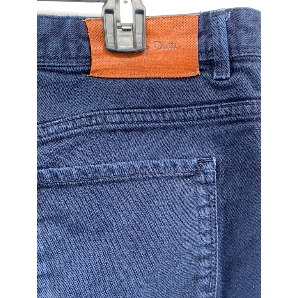 MASSIMO DUTTI Men's Indigo Denim Casual Fit Straight-Leg Five-Pocket Jean SZ 34