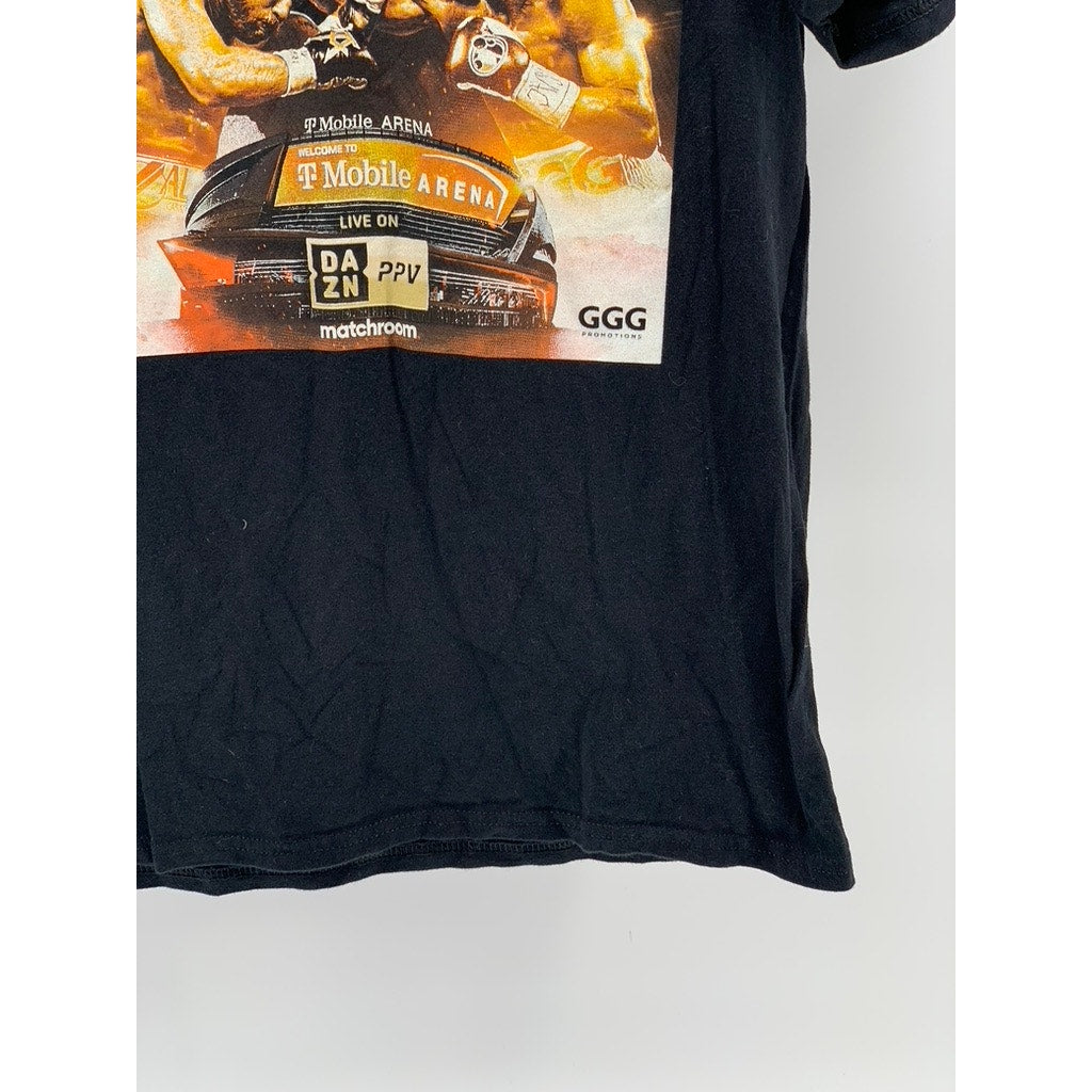Unisex Black Canelo VS. GGG The Trilogy Graphic T-Shirt SZ M