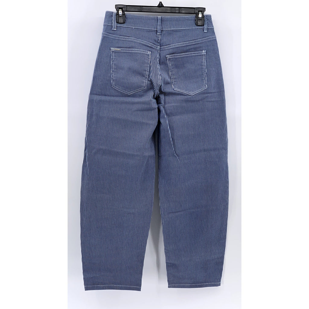 B.YOUNG Women's Blue-White Pinstripe Bykato Bykasio Jeans SZ 25(S)