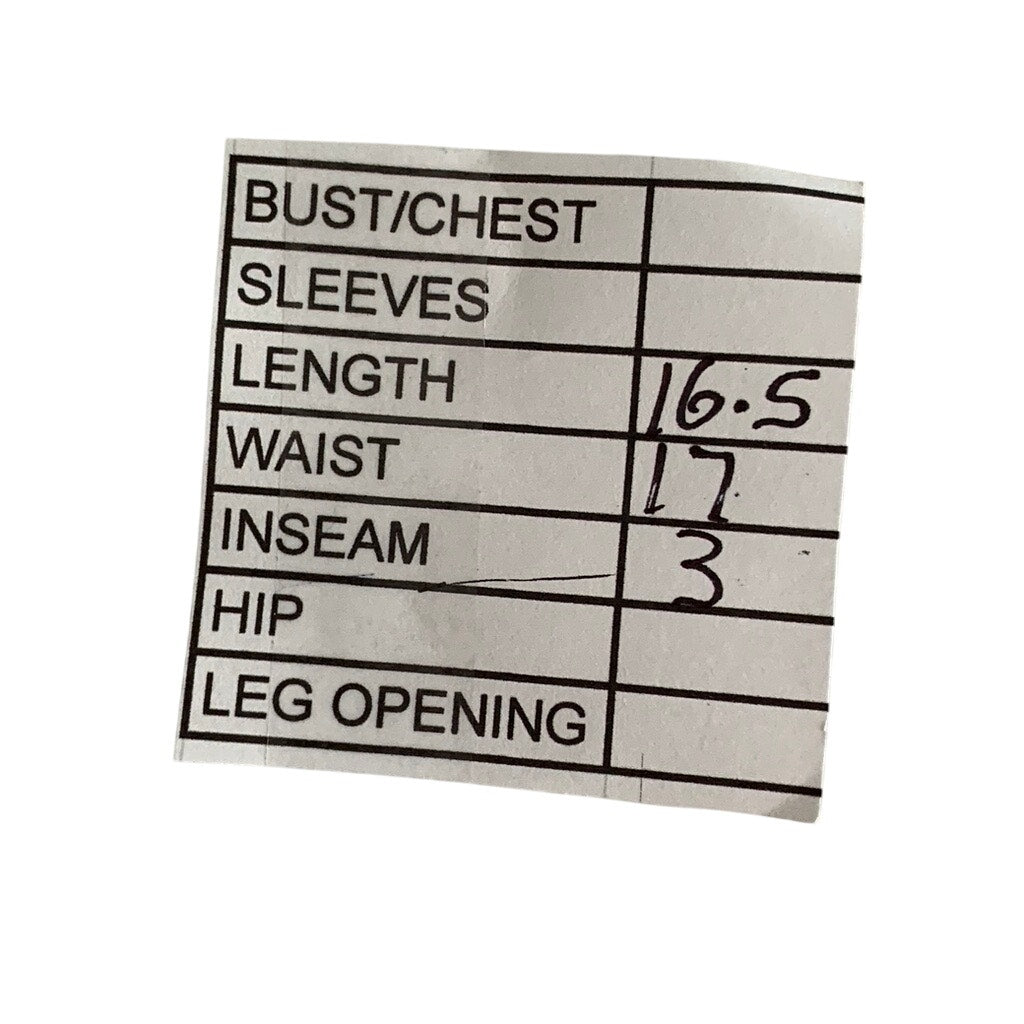 H&M Women's Light Blue Denim Cuffed Five Pocket Shorts SZ 12