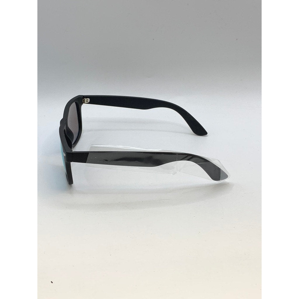 UNBRANDED Men's Black-Blue Polarized Sunglasses