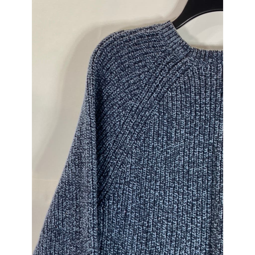 BANANA REPUBLIC Men's Blue Crewneck Cotton-Blend Knit Pullover Sweater XL