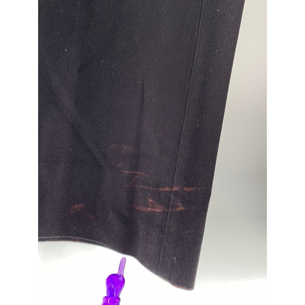 WHITE HOUSE BLACK MARKET Women's Black Flare Leg Pant SZ 12