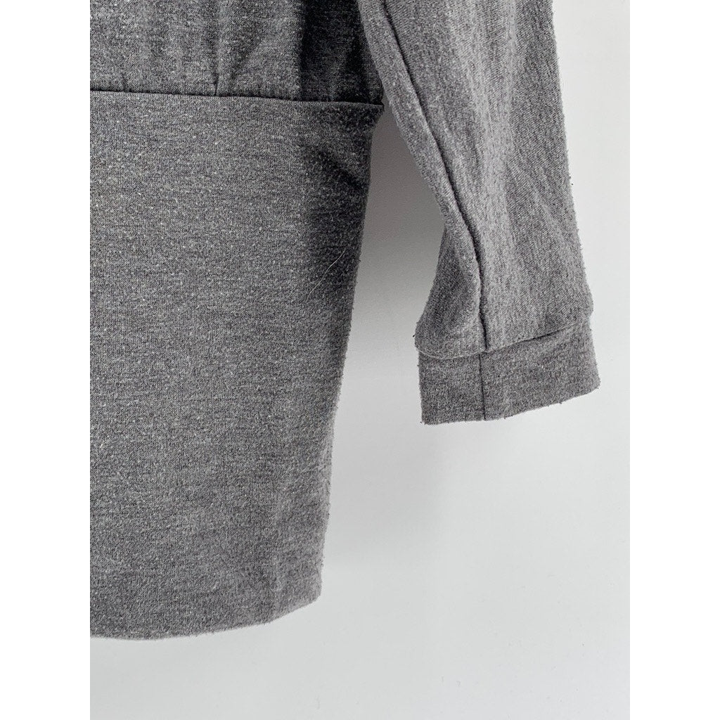 TWELVE BY TWELVE Women's Gray Turtleneck Long Sleeve Sweater Dress SZ M