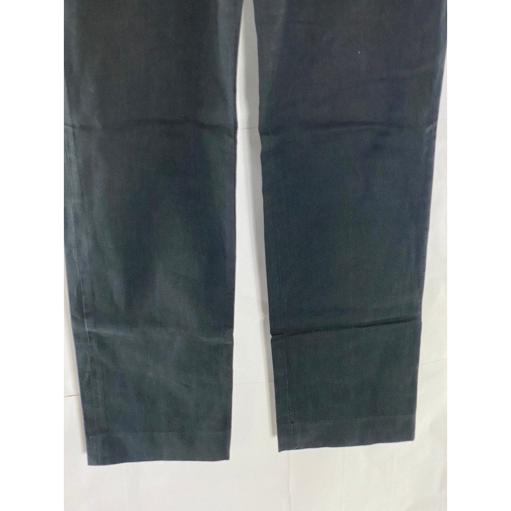 BANANA REPUBLIC Men's Classic Navy Tailored Slim-Fit Cotton Pant SZ 32X34