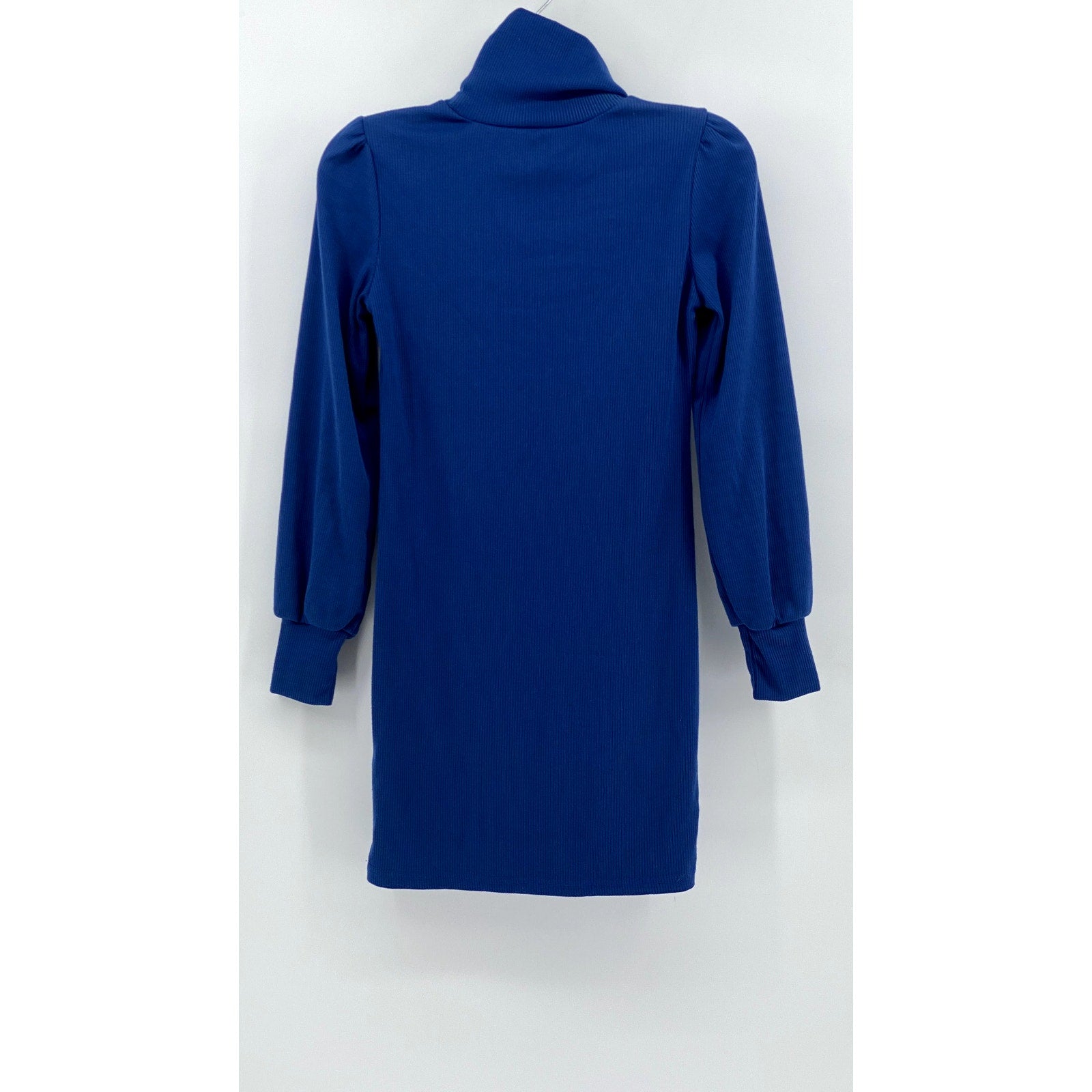 SOUTH STORE Women's Royal Blue Mock Neck Long Sleeve Dress SZ M