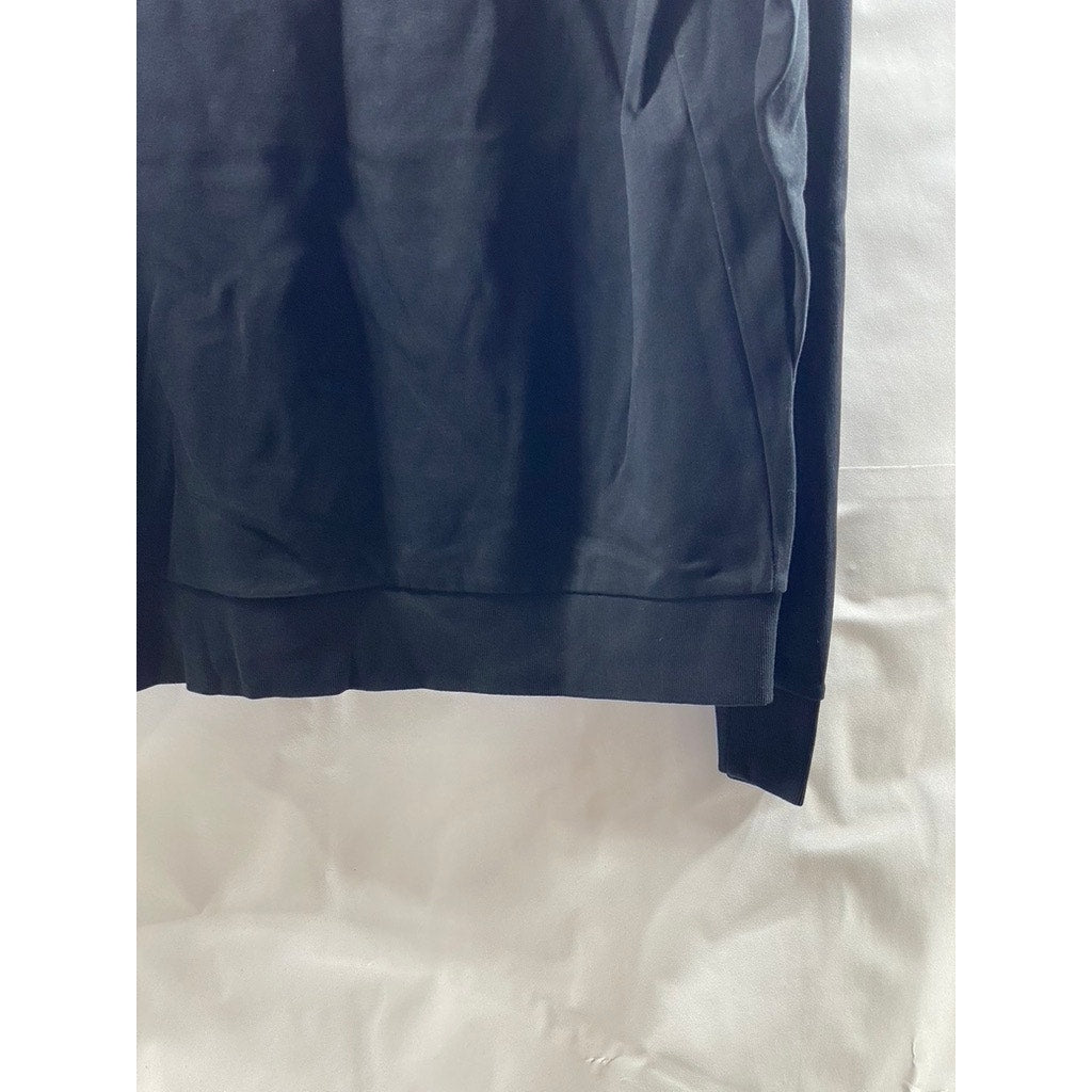 HUGO HUGO BOSS Men's Black Logo Crewneck Pullover Sweatshirt SZ L