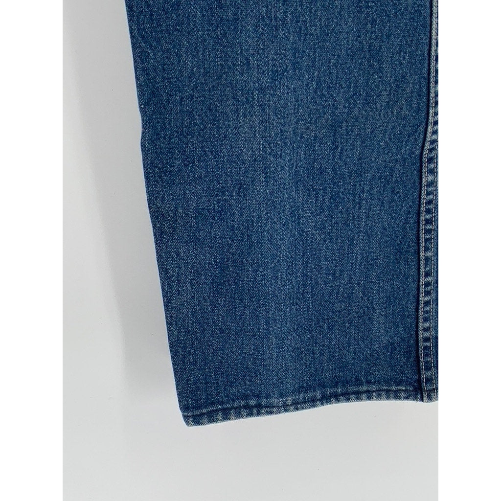 WRANGLER Men's Blue Denim Straight-Leg Regular Fit Jeans SZ 29