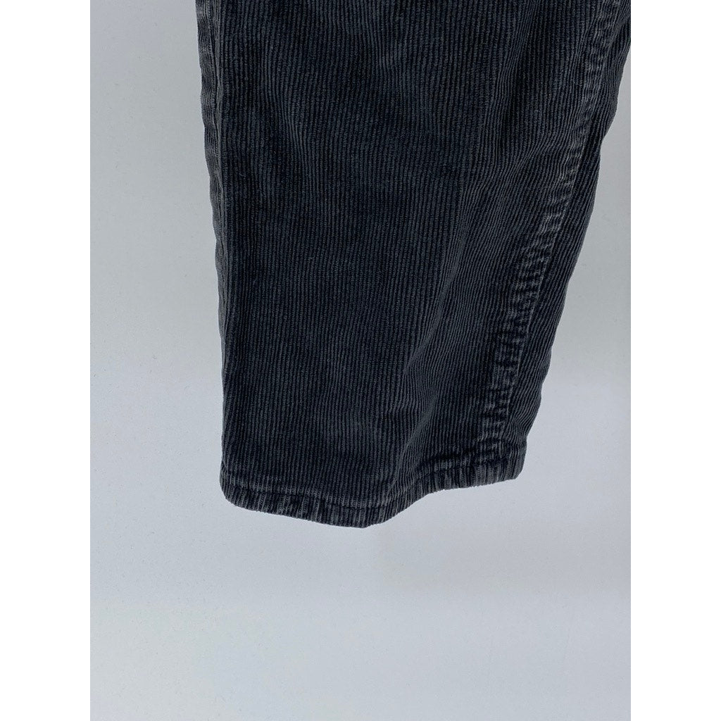 AMERICAN EAGLE Women's Black Corduroy Super Stretch X-Short Pants SZ 6