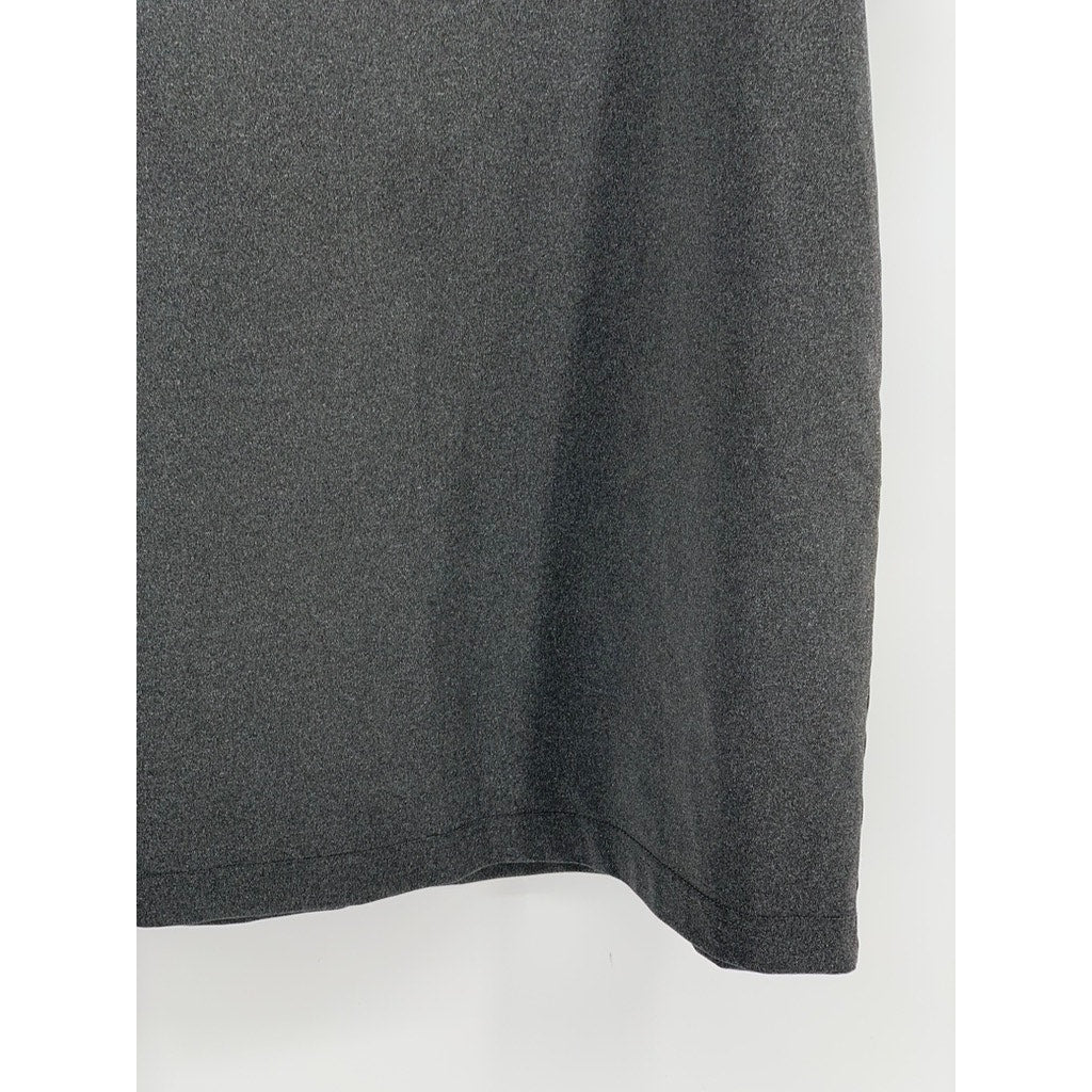 UNBRANDED Men's Charcoal Gray Short Sleeve Regular Fit Polo Shirt SZ 2XL