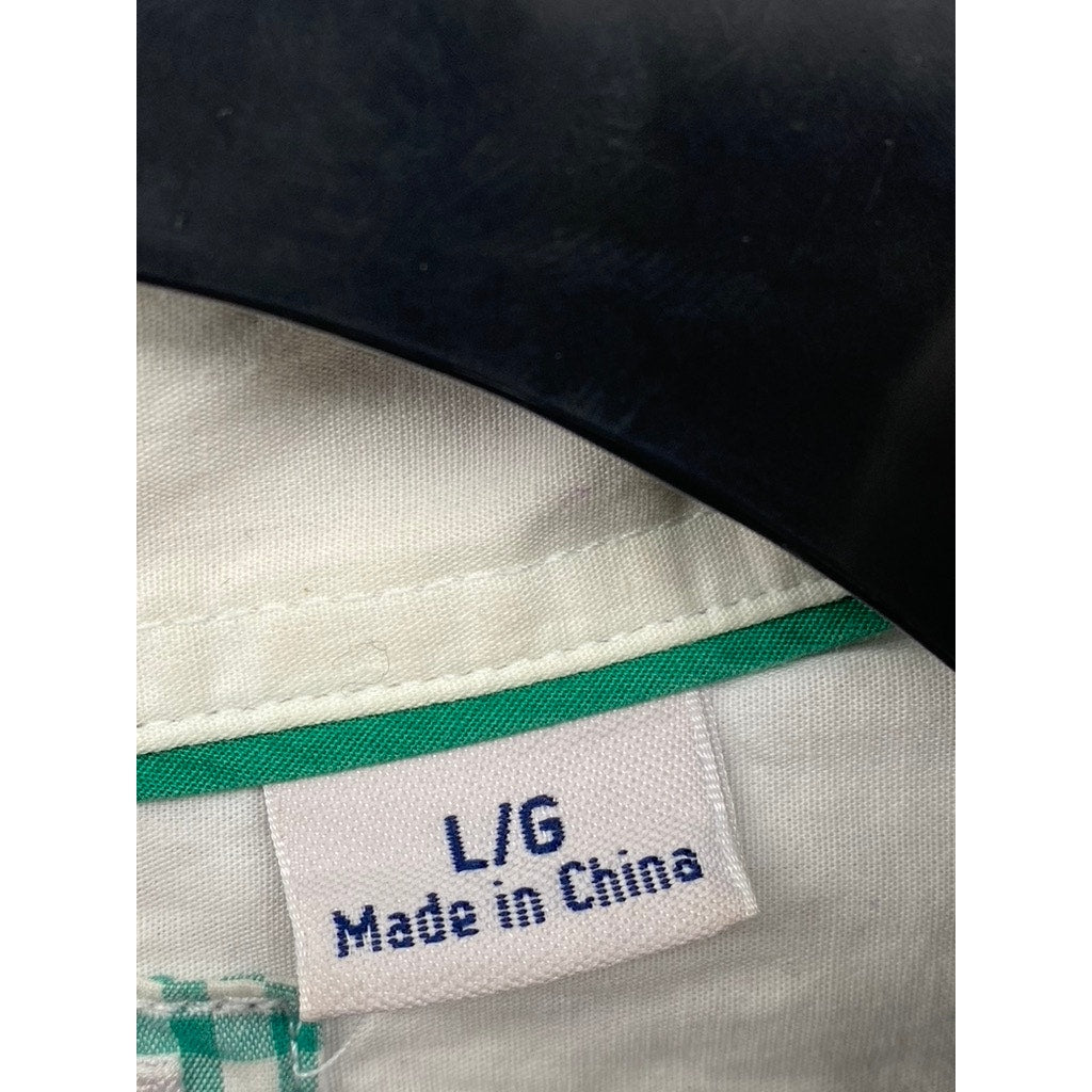 ORIGINAL PENGUIN Men's Gray Cassette Regular-Fit Button-Up Long Sleeve Shirt SZL