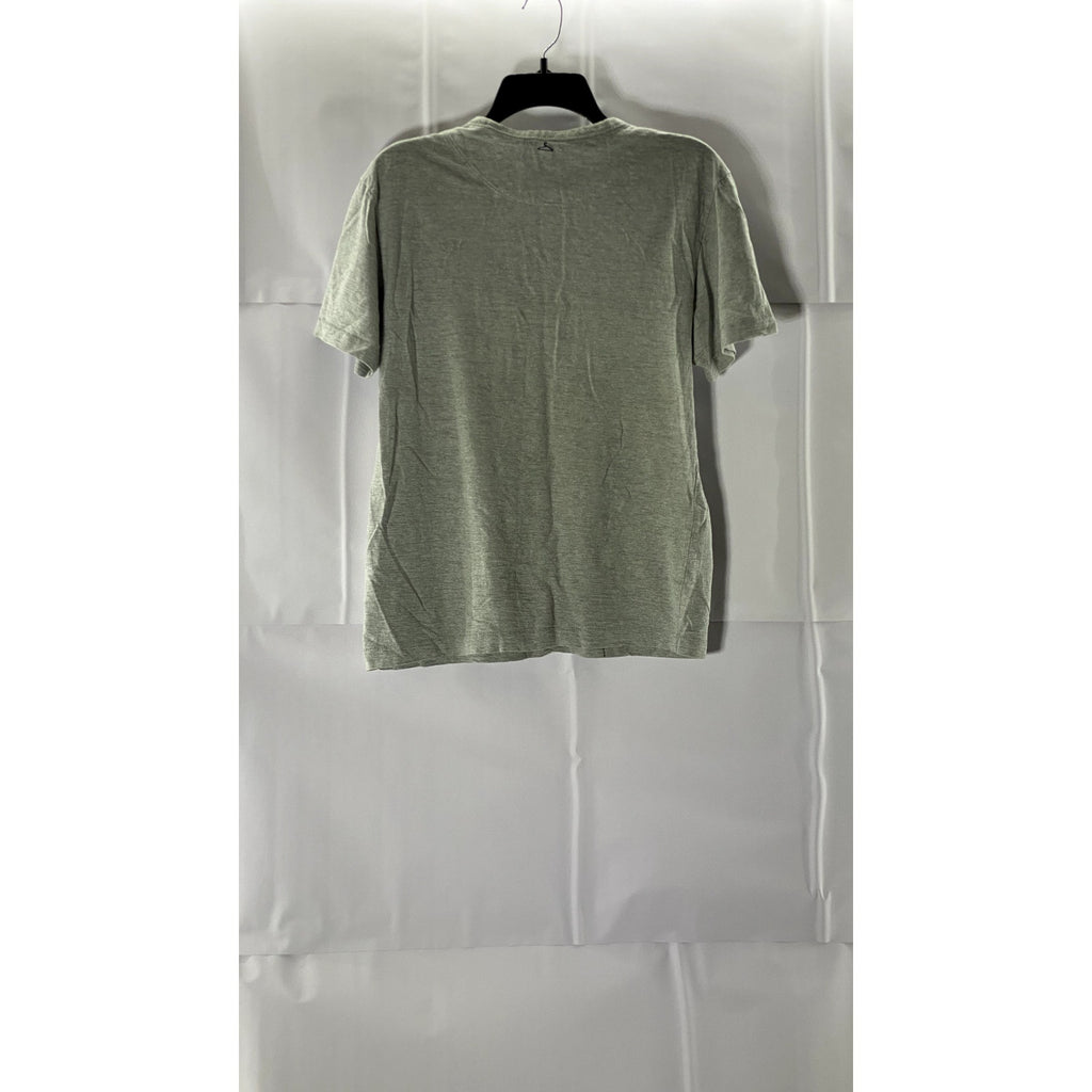 SERIES: EPIGRAM Men's Gray Solid Crewneck Chest Pocket Short Sleeve T-Shirt SZ S