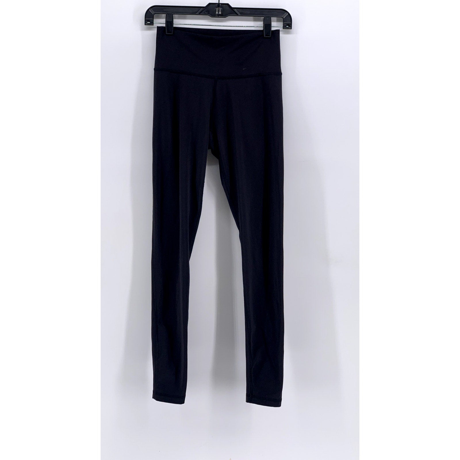ADIDAS Women's Black Solid Climalite High-Rise Ankle Leggings SZ S