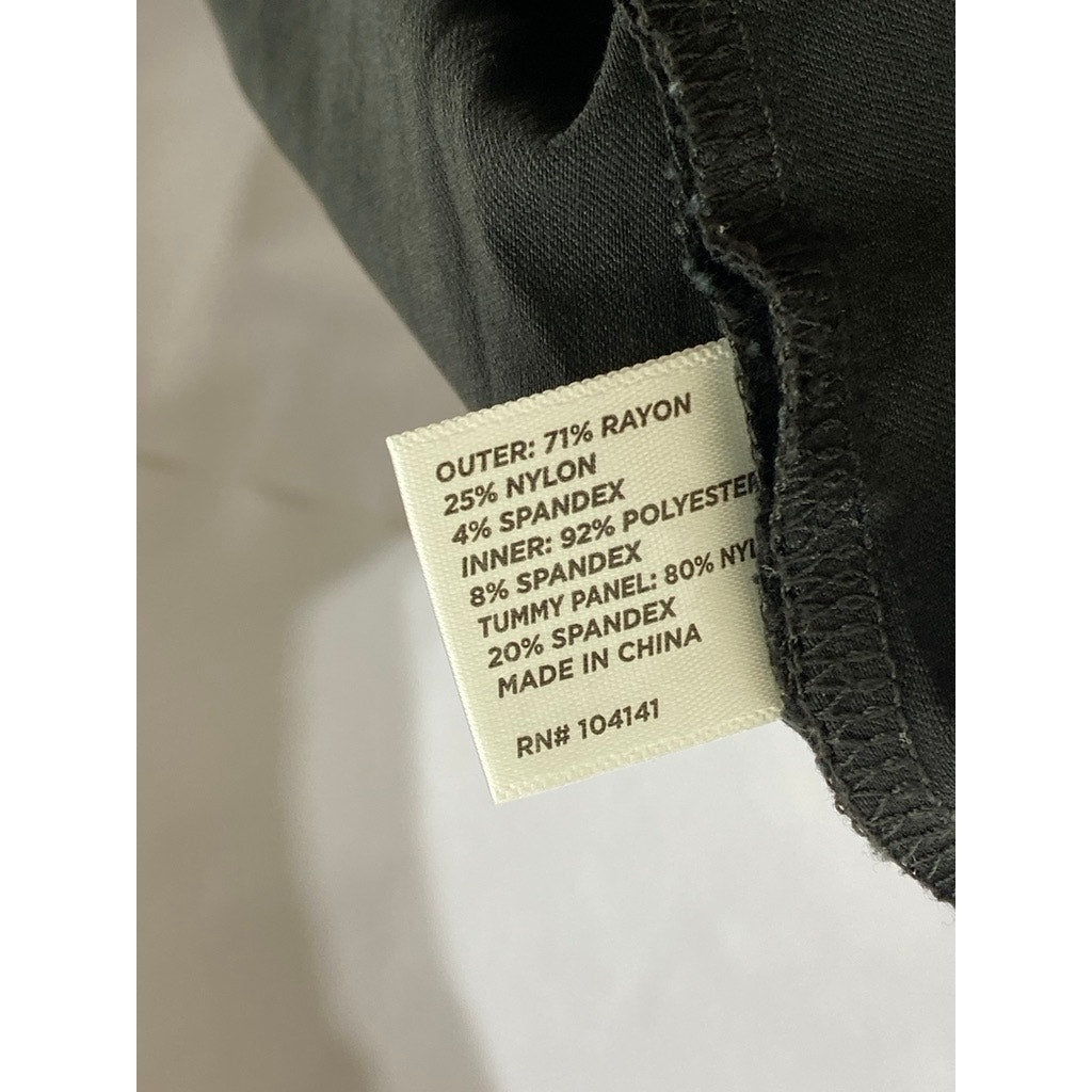 LADY HAGEN Women's Black Solid Pull-On Mini Sport Skort SZ 0