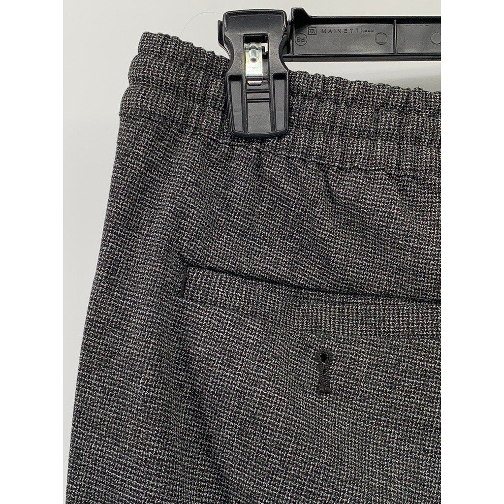 H&M Men's Charcoal Textured Slim-Fit Cuffed Jogger Pants SZ S