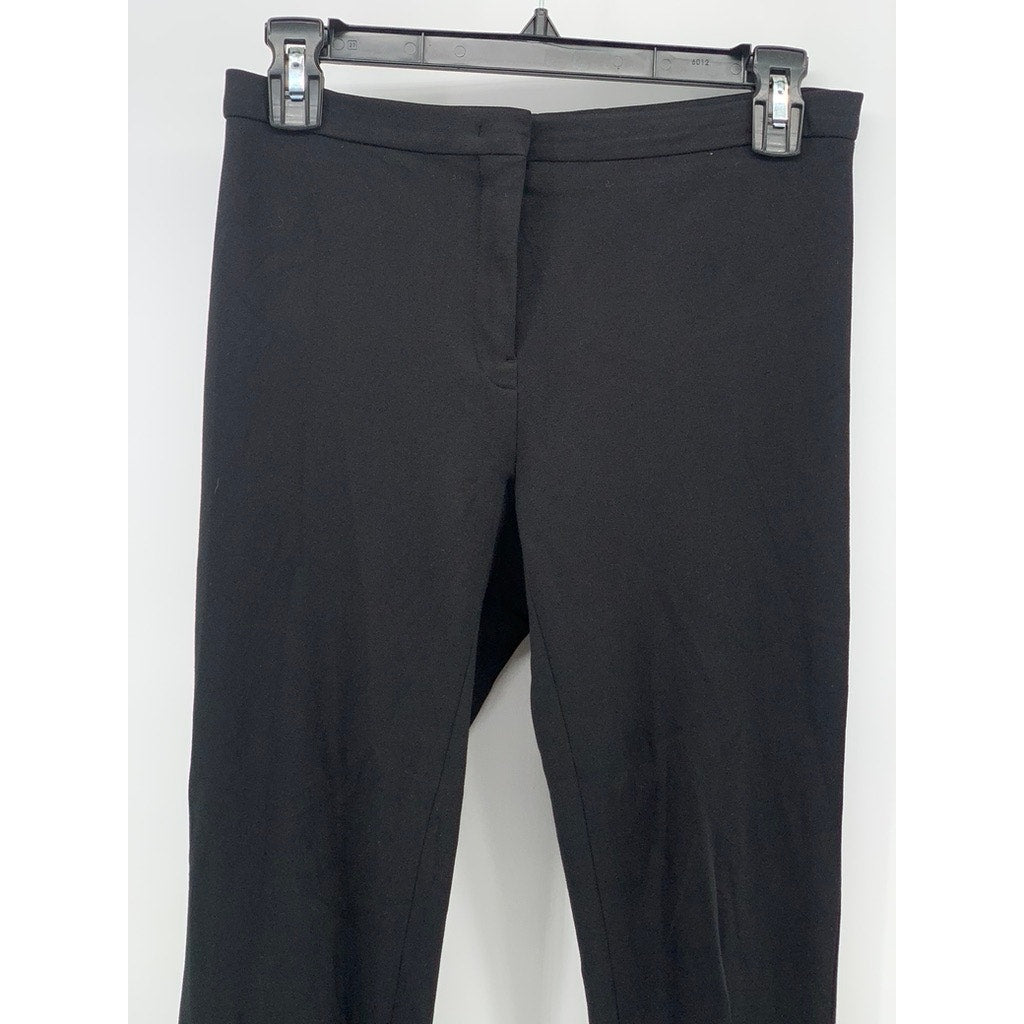 JIL SANDER Women's Black Solid High-Rise Skinny-Leg Cuffed Pant SZ 32(US2)