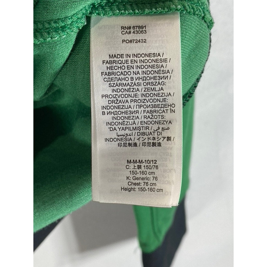NIKE Youth Green/Black Boston Celtics Showtime Full-Zip Hooded Sweater SZ M