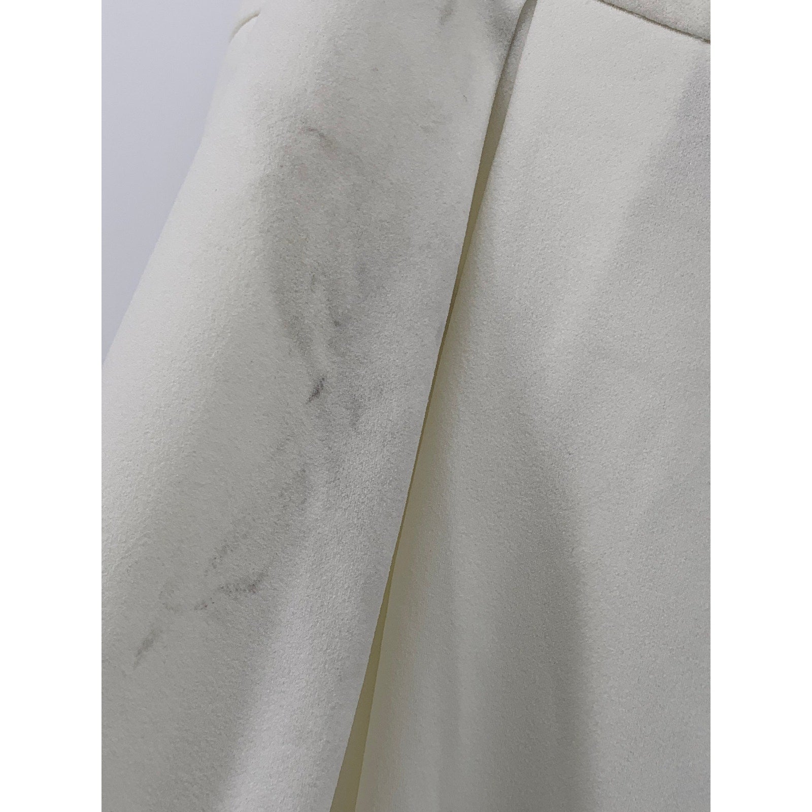 CALVIN KLEIN Women's Plus White Pleated Scuba A-Line Knee-Length Skirt SZ 20W